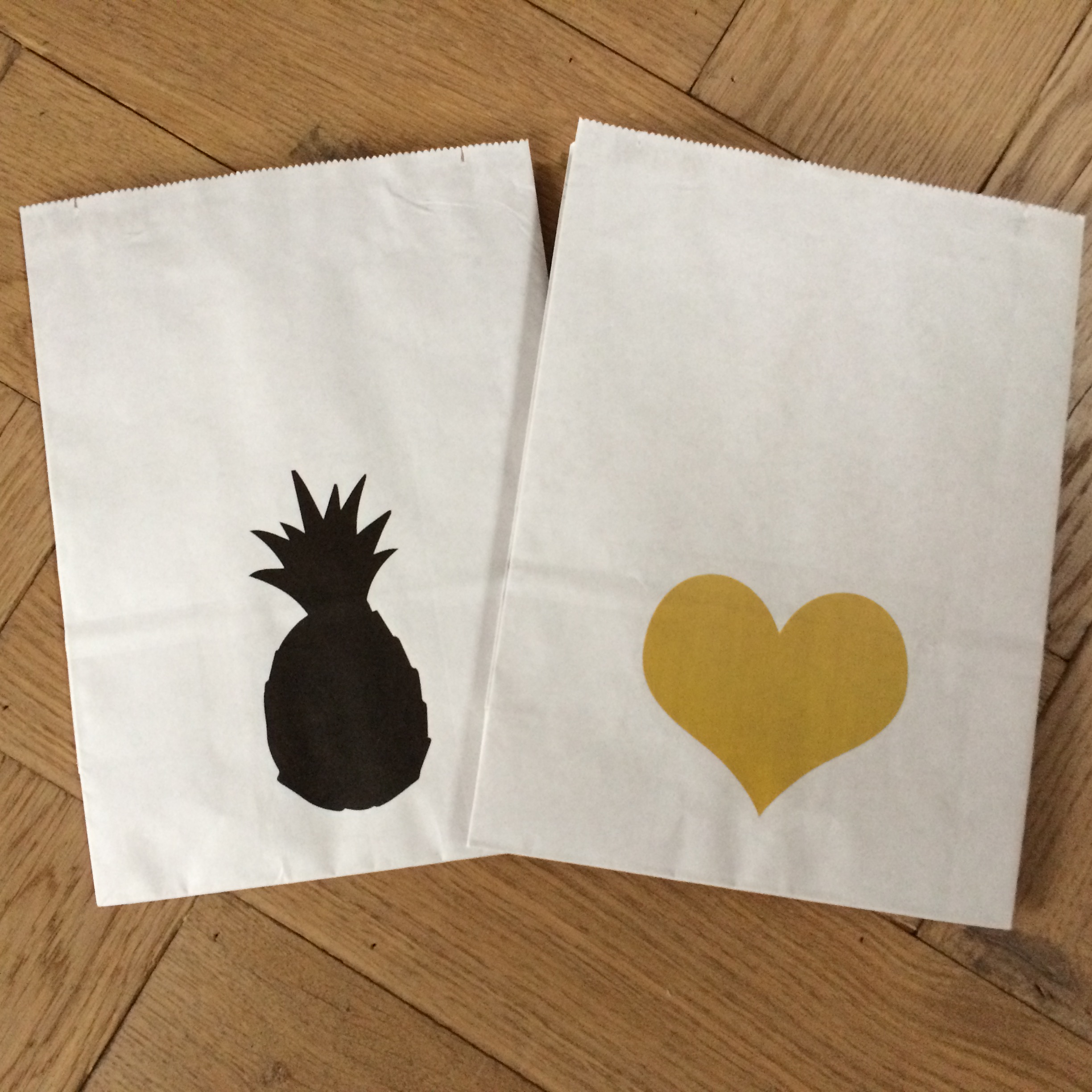 Styling ID Giveaway Hippe paper bags ananas en hart