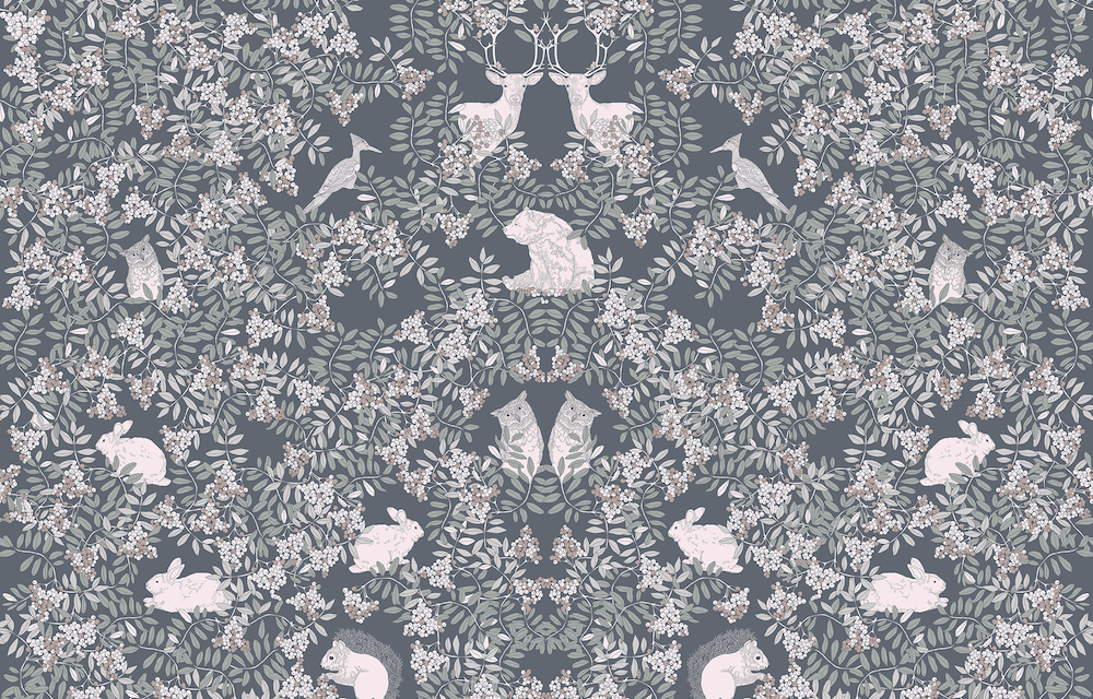 Styling ID Tips en Trends Kinderbehangcollectie Tiny Heroes Fauna close up