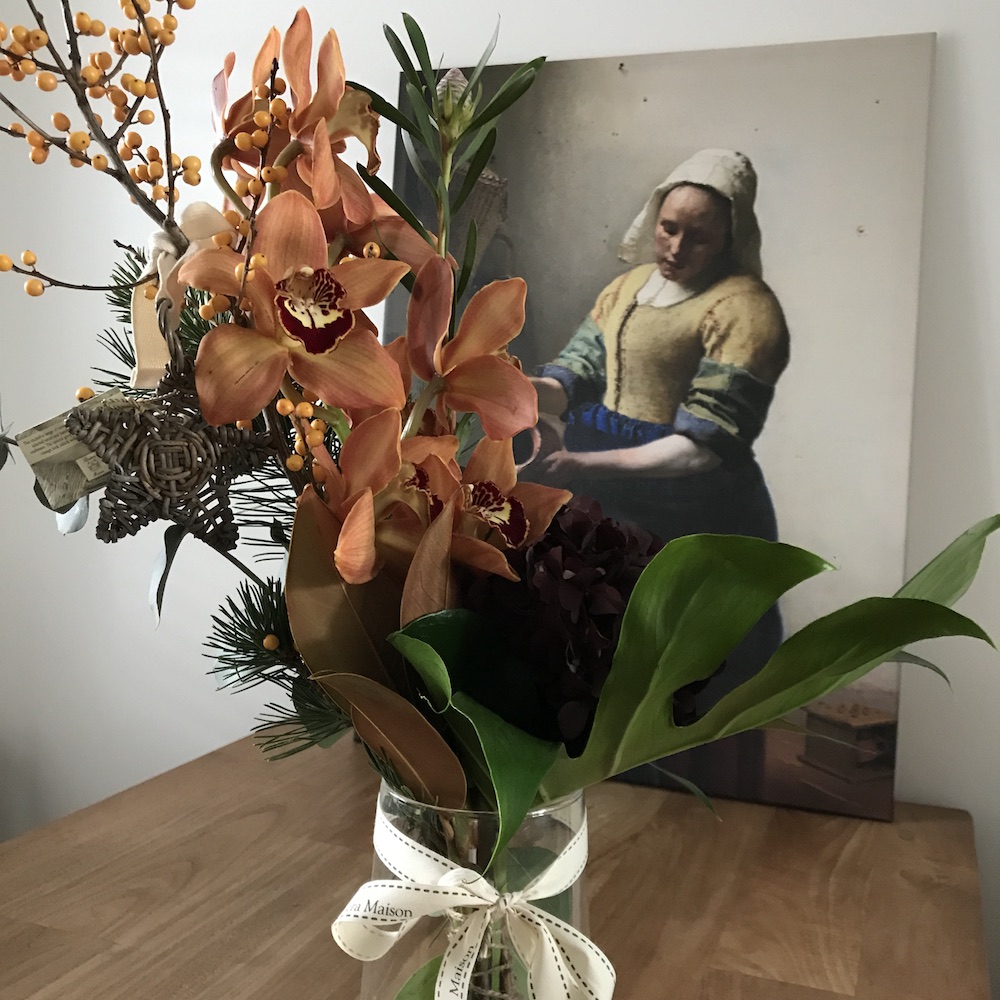 Blog Styling ID Cymbidium en Rivièra Maison elegant en style boeket thuis 2