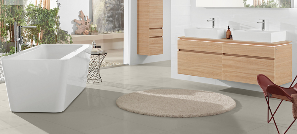 Aftellen tot kerst met Villeroy & Boch bad squaro Edge 12 wit