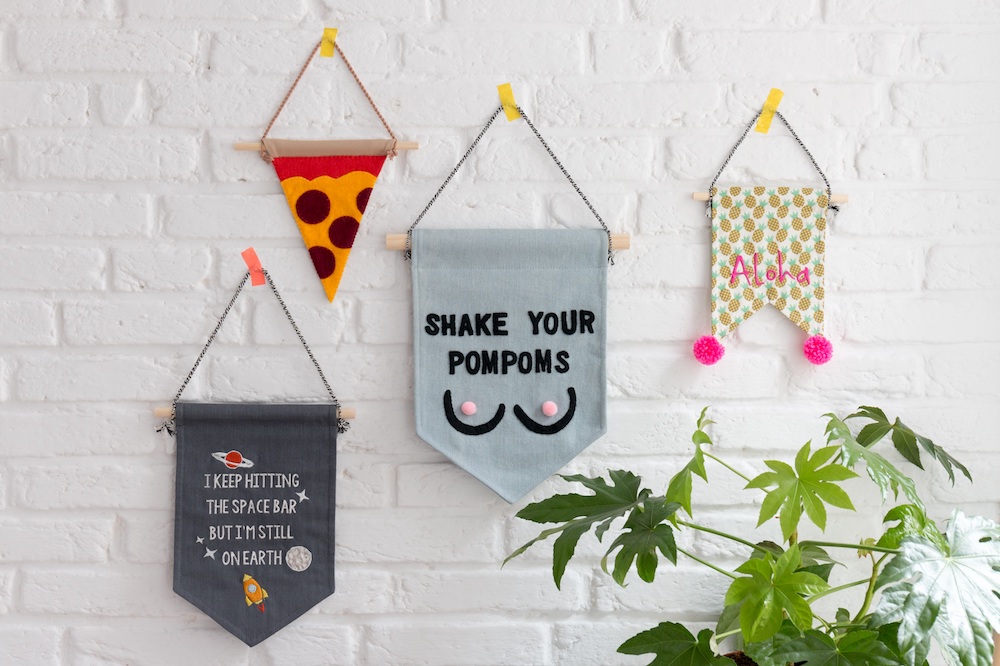 Styling ID Tips & Trends Gek op Gekkiggeit muurvlaggen