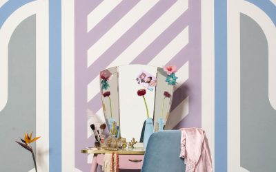 Multi kleurenpalet in Art Deco stijl