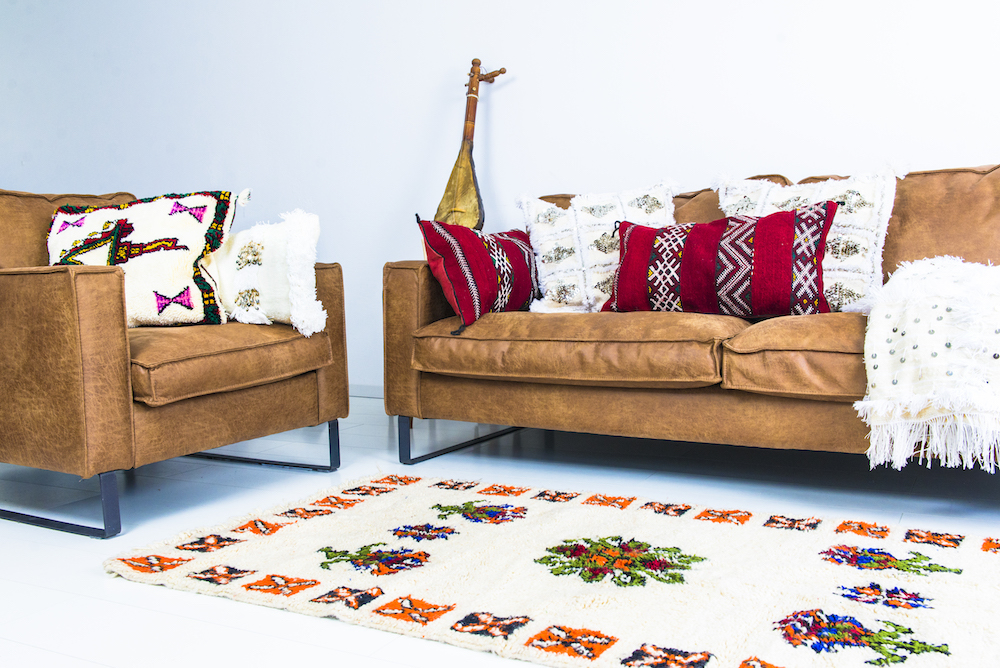 Styling ID Tips & Trends Stijlvolle Marokkaanse meubels en accessoires Beni Ouarain Tapijt