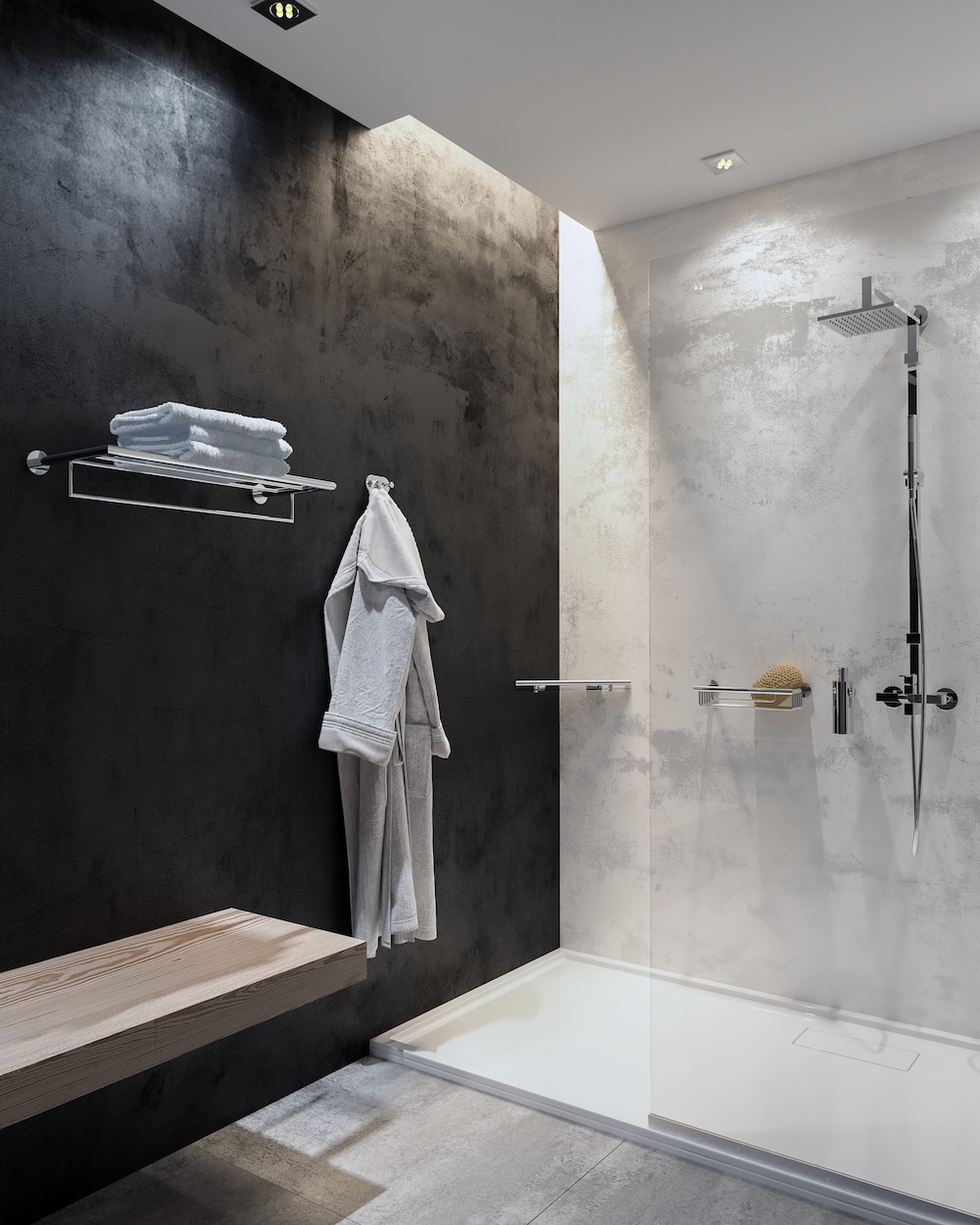 Styling ID Tips & Trends Welke badkamer wandhaak vind jij handig? Hotel shower Nemox collection_hr