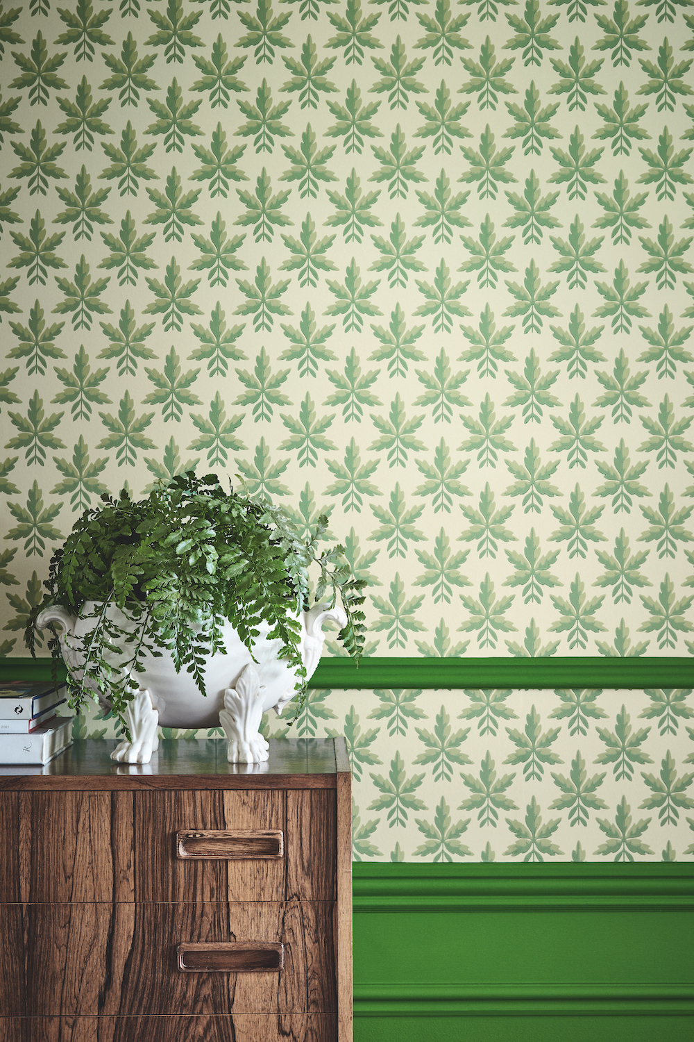 Styling ID Tips en Trends Little Greene behangcollectie: The National Trust Papers Clutterbuck_Lodge
