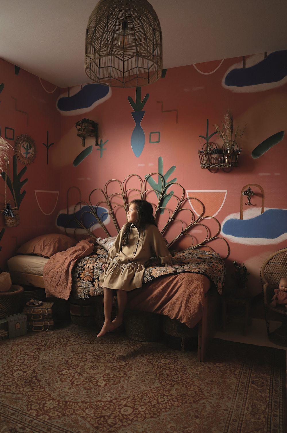 Roomblush tropical prints behang-voyage